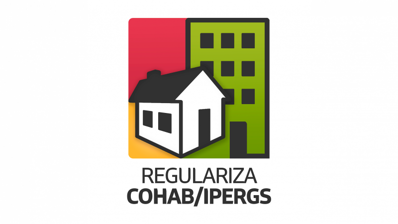 Logo do programa Regulariza COHAB/IPERGS