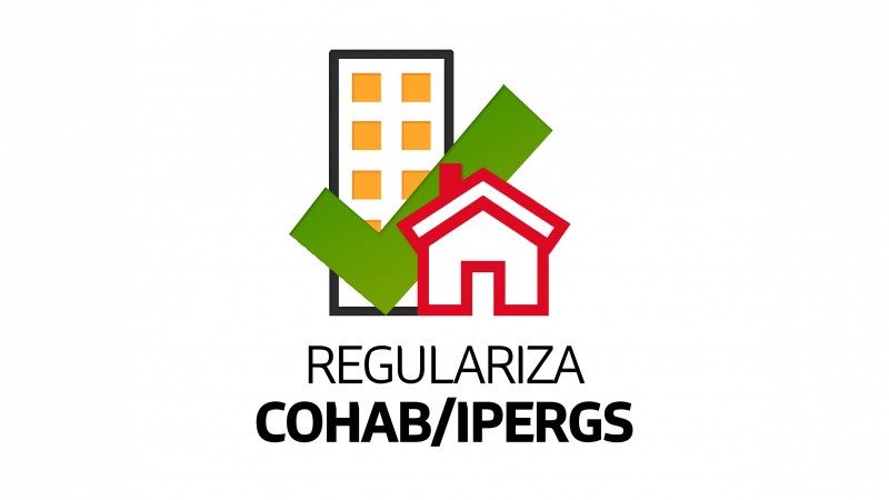 Logo do programa Regulariza COHAB/IPERGS